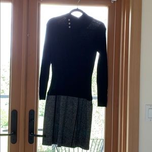 Mock turtleneck dress